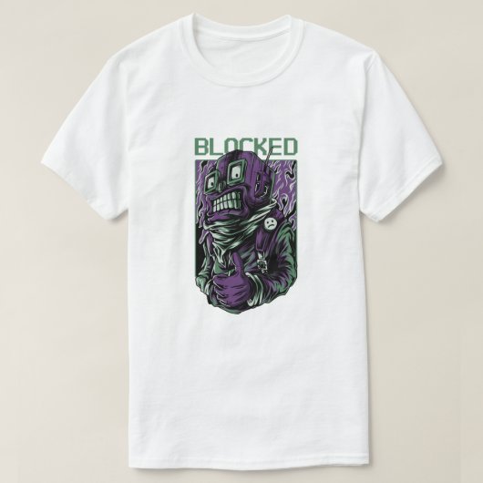 ブロックされたボット Tシャツ (デザイン正面)