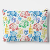 ブロックと車を支える アクセサリーポーチ (裏面)