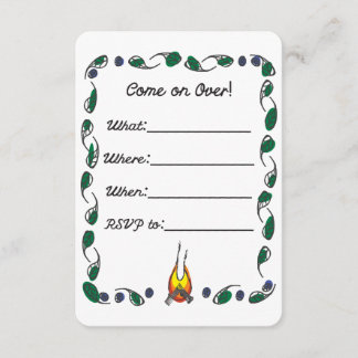 ブロックのパーティの招待状 招待状