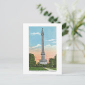 ブロックのモニュメントのビュー ポストカード (スタンド正面)