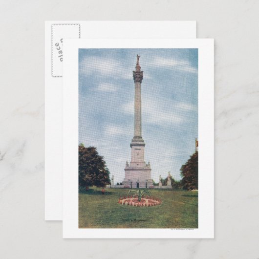 ブロックのモニュメントの表示# 2 ポストカード (正面/裏面)