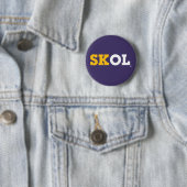 ブロックの原稿"SKOL" -ボタン 缶バッジ (インサイチュ)