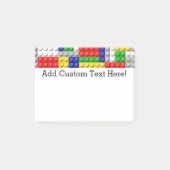 ブロックの男の子の誕生会 ポストイット (正面)