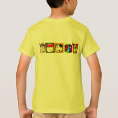 ブロックの頭部のワイシャツ Tシャツ (裏面)