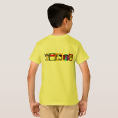 ブロックの頭部のワイシャツ Tシャツ (裏面フル)