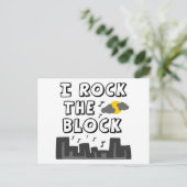 ブロックをロックする ポストカード (スタンド正面)