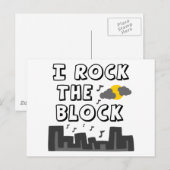 ブロックをロックする ポストカード (正面/裏面)