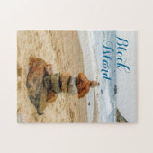 ブロックアイランドストーンケルンパズル ジグソーパズル (横)