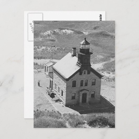 ブロックアイランドノースライトハウス ポストカード (正面/裏面)
