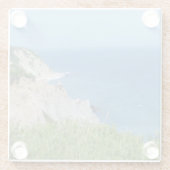 ブロックアイランドブラフス – ロードアイランド、ブロックアイランド ガラスコースター (裏面)