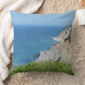 ブロックアイランドブラフス – ロードアイランド、ブロックアイランド クッション (ブランケット)