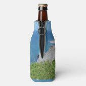 ブロックアイランドブラフス – ロードアイランド、ブロックアイランド ボトルクーラー (ボトル裏面)