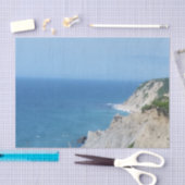 ブロックアイランドブラフス – ロードアイランド、ブロックアイランド 薄葉紙 (クラフト)