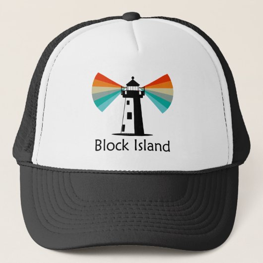 ブロックアイランドライトハウスレインボー キャップ (正面)