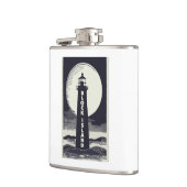 ブロックアイランドライトハウスロードアイランドムーン フラスク (左)