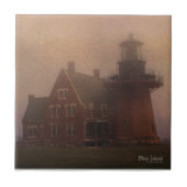 ブロックアイランドライトハウス タイル (正面)