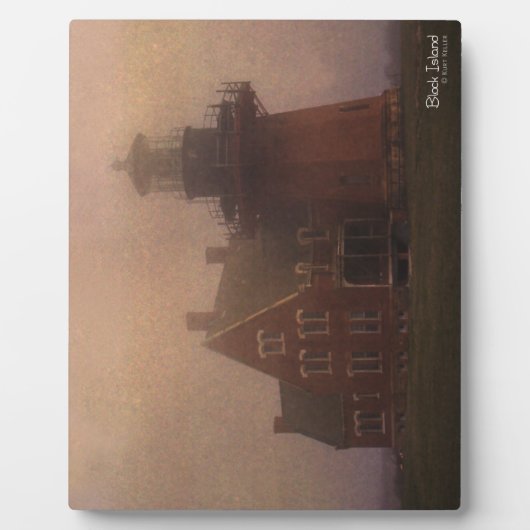 ブロックアイランドライトハウス フォトプラーク (正面)