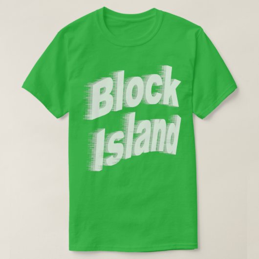 ブロックアイランドロードアイランド3 Tシャツ (デザイン正面)