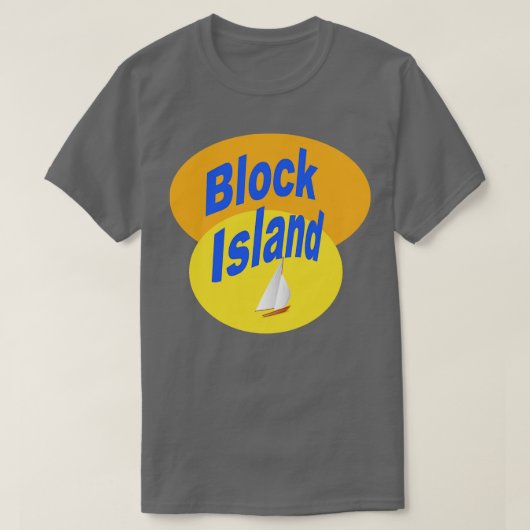 ブロックアイランドロードアイランド4 Tシャツ (デザイン正面)