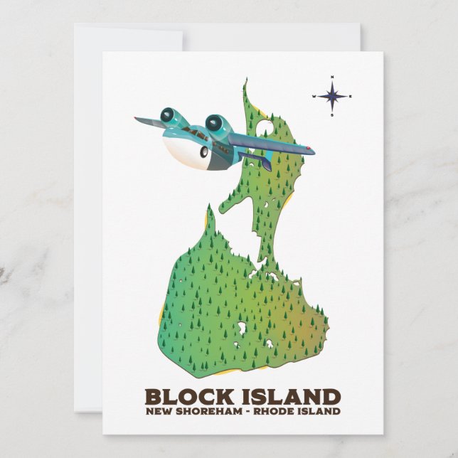 ブロックアイランド ニューシャアハム ロードアイランド州 (正面)
