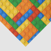 ブロックカラフル子供の誕生日パーティー 薄葉紙 (詳細)