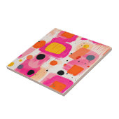 ブロックカラフル抽象芸術パターンボヘミア タイル (側面)