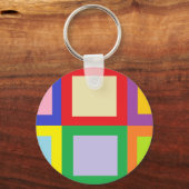 ブロックカラフル キーホルダー (正面)