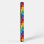 ブロックカラフル iPhoneケース (右側面)