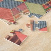 ブロックキルトのタンブル ジグソーパズル (側面)