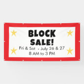 ブロックセールバナー 横断幕 (横)