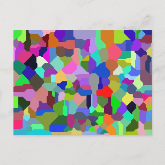 ブロックタイルはがき ポストカード (正面)