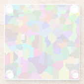 ブロックタイルガラスコースター ガラスコースター (裏面)