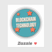 ブロックチェーン技術 シール (シート)