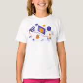 ブロックチェーン Tシャツ (正面)
