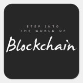 ブロックチクールェーンのシール スクエアシール (正面)