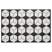 ブロックパターン – 黒の上に白 ファブリック (ファットクウォーター)