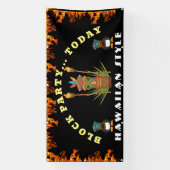 ブロックパーティーハワイスタイルバナー 横断幕 (縦)