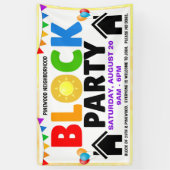 ブロックパーティーバナー 横断幕 (縦)