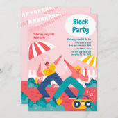 ブロックパーティー2 招待状 (正面/裏面)