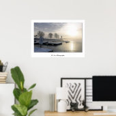 ブロックビルウィンターウォーターフロント ポスター (ホームオフィス)