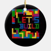 ブロックブリック建物マスタービルダーPuを構築しよう セラミックオーナメント (裏面)