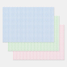 ブロックプリントの花の包装紙