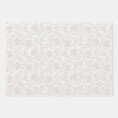 ブロックプリントインスパイアフローラ ラッピングペーパーシート (正面)