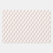 ブロックプリントインスパイアフローラ ラッピングペーパーシート (正面2)