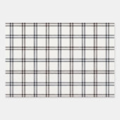 ブロックプリントインスパイアラッピング紙セット3 ラッピングペーパーシート (正面3)