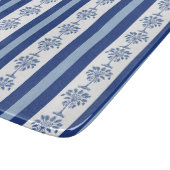 ブロックプリントパルメットストライプ カッティングボード (角)