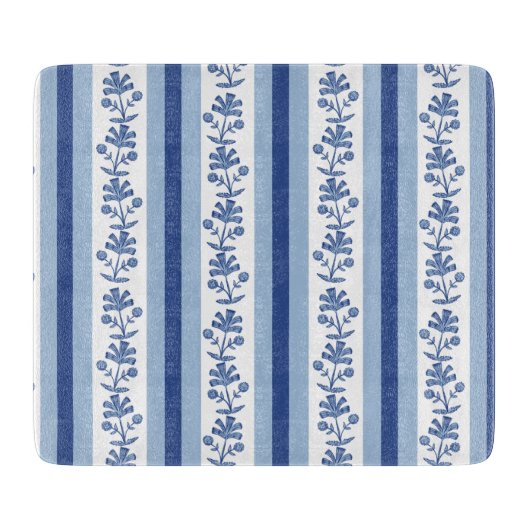 ブロックプリント蓮 カッティングボード (正面)