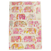 ブロックプリント象紙抱き枕 – イ素朴ンド ミディアムペーパーバッグ (裏面)