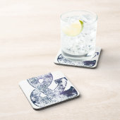 ブロックプリント2 コースター (右側)