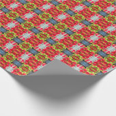 ブロックプリント5 ラッピングペーパー (角)